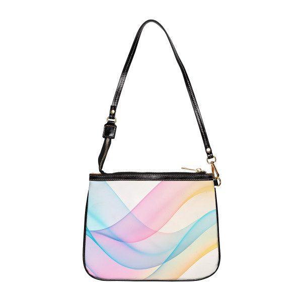 Fluid Wave Symphony - Small Shoulder Bag