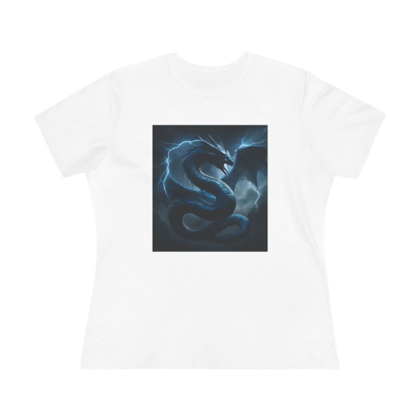 Azure Storm Serpent - Women's Cotton Tee