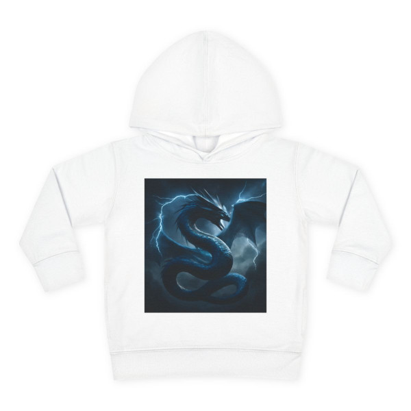 Azure Storm Serpent - Toddler Pullover Fleece Hoodie
