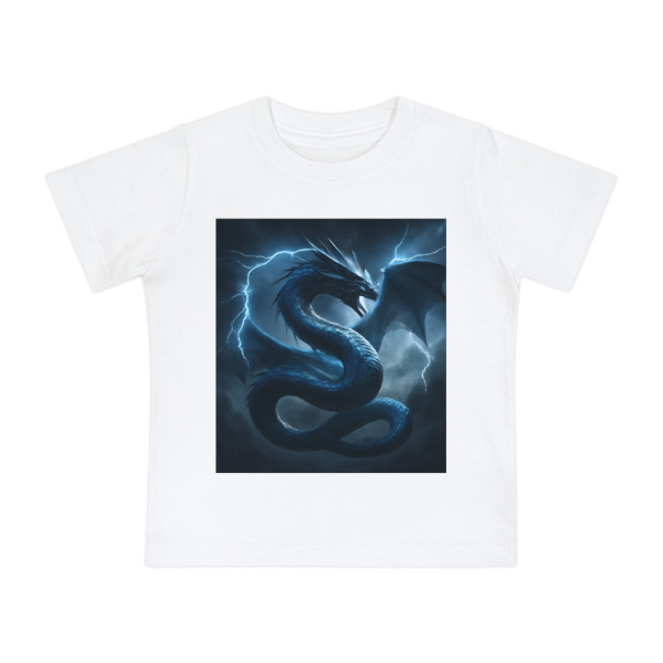 Azure Storm Serpent - Baby Short Sleeve T-Shirt