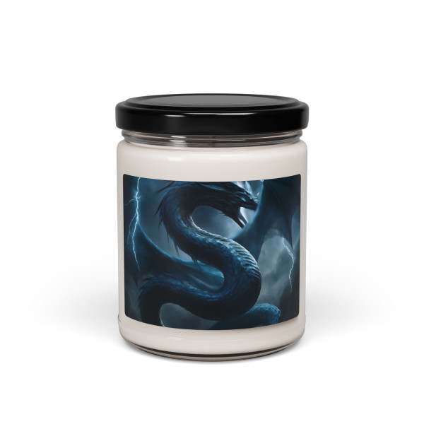 Azure Storm Serpent - Scented Soy Candle, 9oz