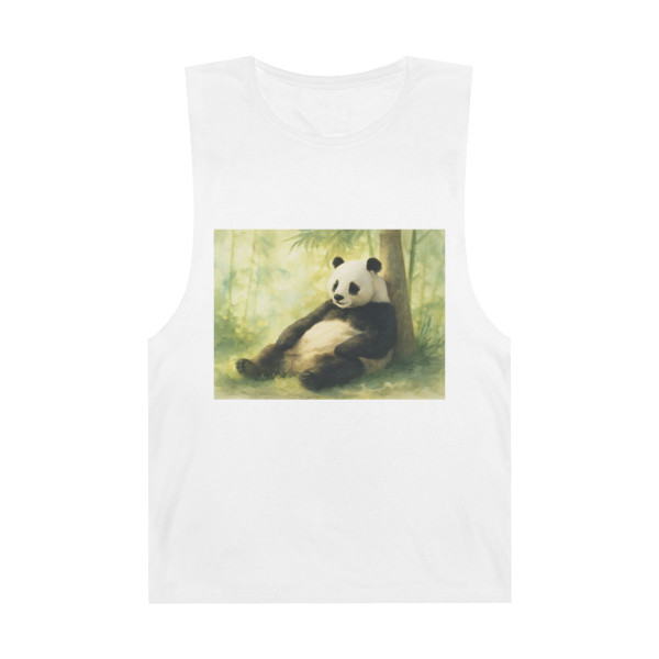 Serene Panda Sanctuary - Unisex Barnard Tank 