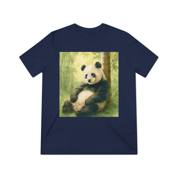Serene Panda Sanctuary - Unisex Triblend Tee