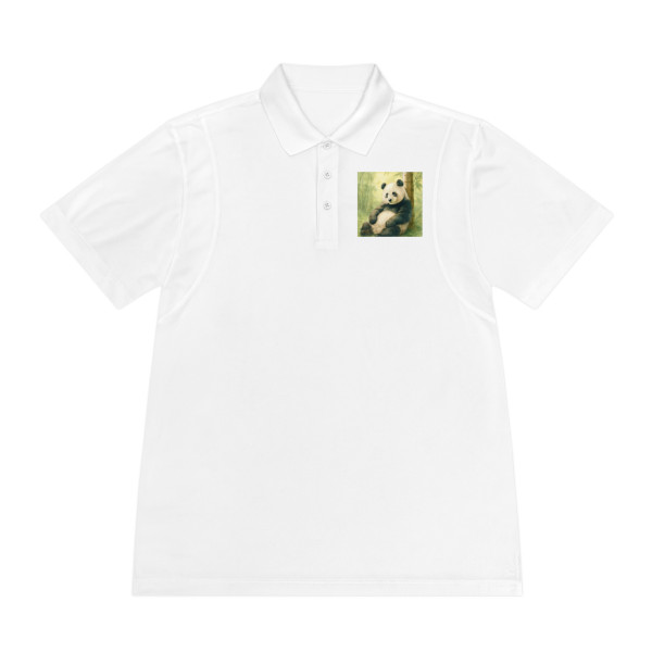 Serene Panda Sanctuary - Men's Sport Polo Shirt