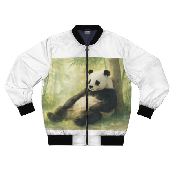 Serene Panda Sanctuary - Men's Bomber Jacket (AOP)