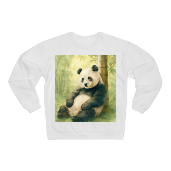 Serene Panda Sanctuary - Unisex Crew Neck Sweatshirt (EU)