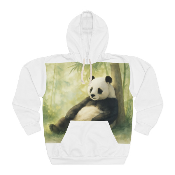 Serene Panda Sanctuary - Unisex Pullover Hoodie (AOP)