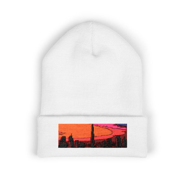 Dubai Futuristic Skyline - Classic Cuffed Beanie (Embroidery)
