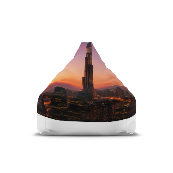 Dubai Futuristic Skyline - Bean Bag Chair Cover