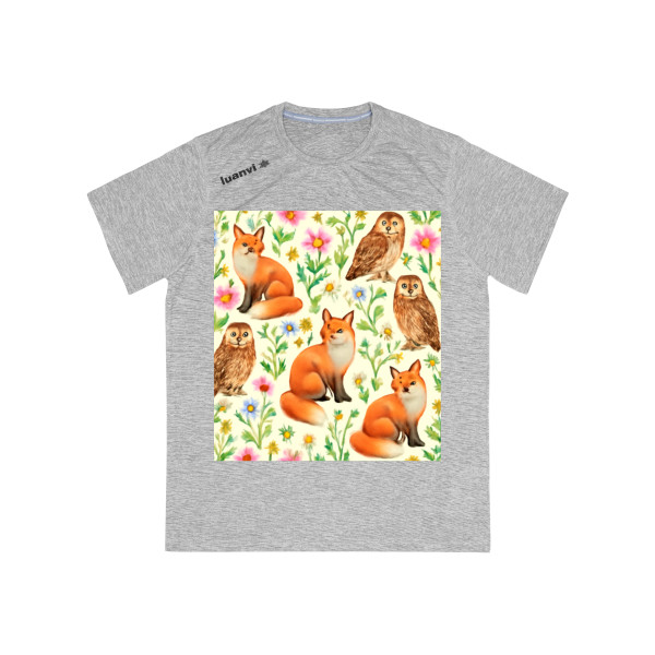 Whimsical Forest Fables - Men's Sports T-shirt