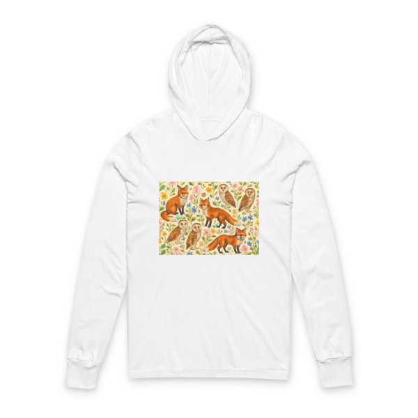 Whimsical Forest Fables - Unisex Hooded Long Sleeve Tee