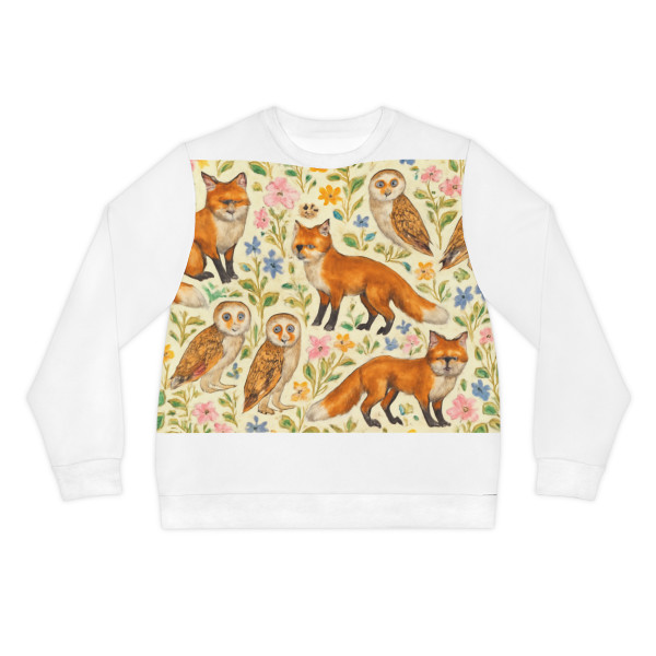 Whimsical Forest Fables - Lightweight Sweatshirt (AOP)