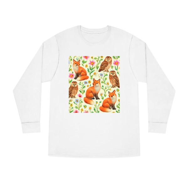 Whimsical Forest Fables - Long Sleeve Crewneck Tee