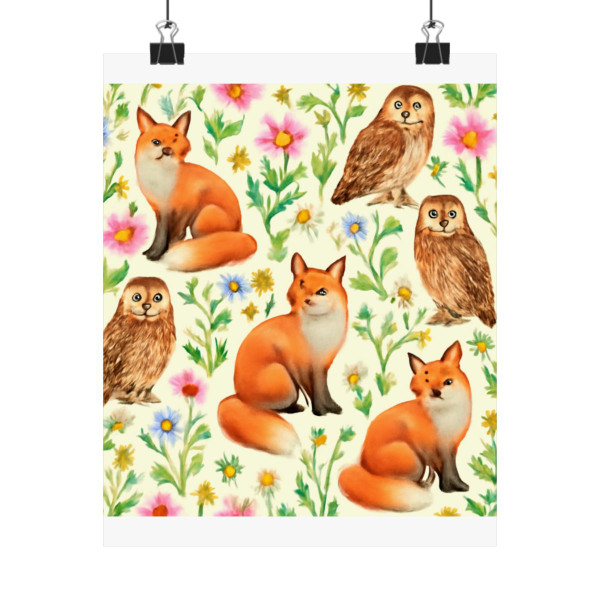 Whimsical Forest Fables - Matte Vertical Posters