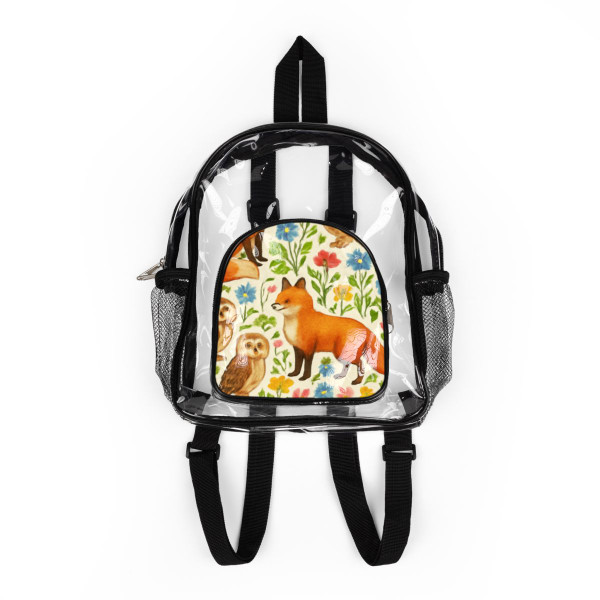 Whimsical Forest Fables - Clear Stadium Backpack