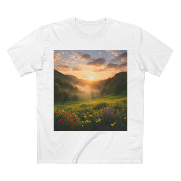 Lush Valley Sunrise - Adult Staple Tee