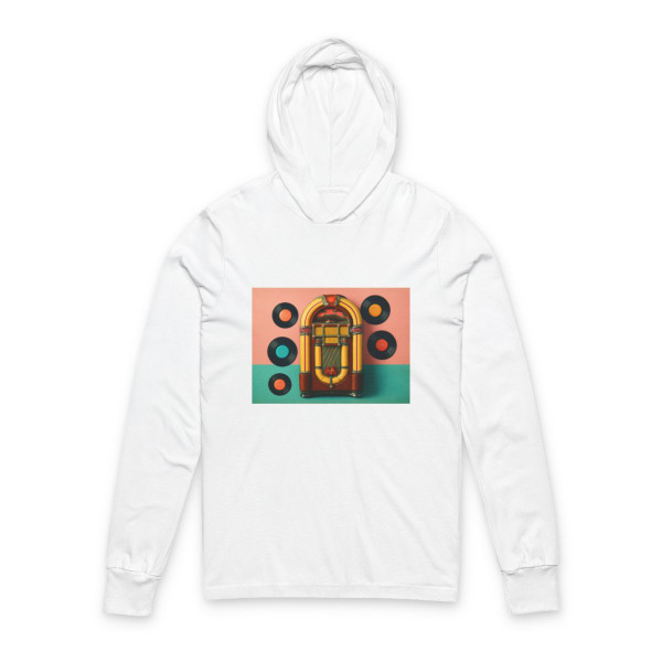 Classic Vinyl Vibes - Unisex Hooded Long Sleeve Tee