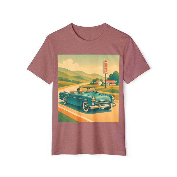 Retro Road Trip - Unisex Recycled Organic T-Shirt
