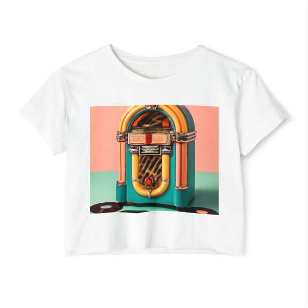 Classic Vinyl Vibes - Women's Festival Crop Top