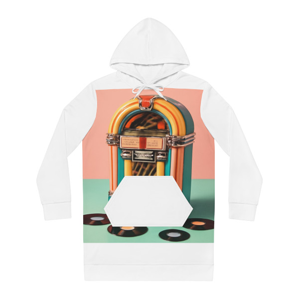Classic Vinyl Vibes - Women's Hoodie Dress (AOP)