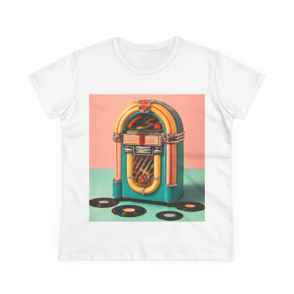 Classic Vinyl Vibes - Women's Midweight Cotton Tee