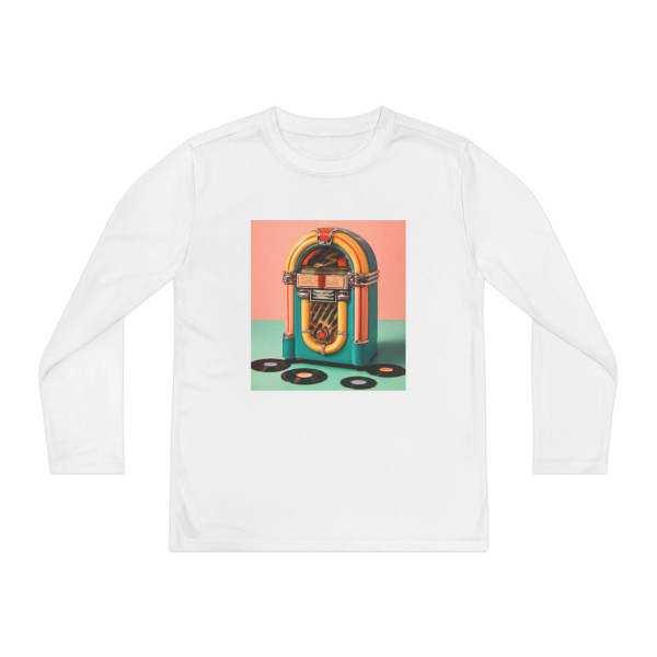 Classic Vinyl Vibes - Youth Long Sleeve Competitor Tee