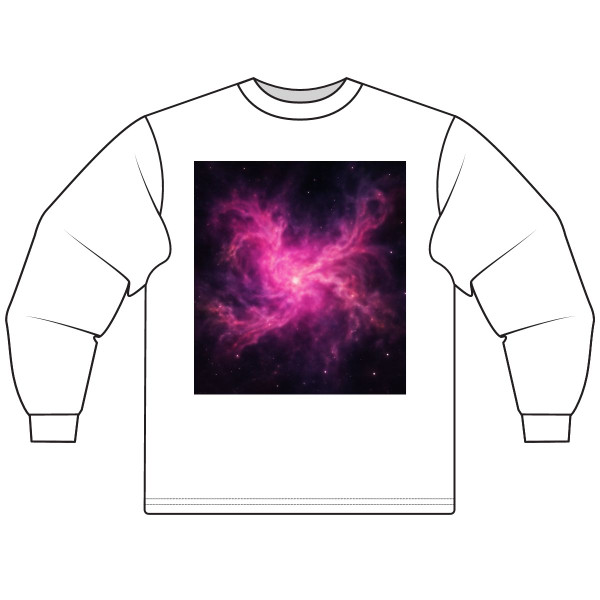Luminous Nebula Reverie - Unisex Long Sleeve T-Shirt