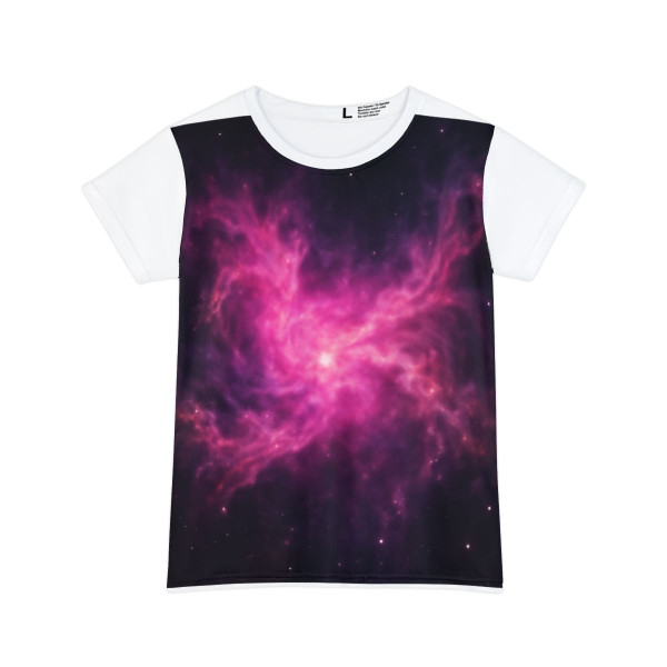 Luminous Nebula Reverie - Women's Short Sleeve Shirt (AOP)
