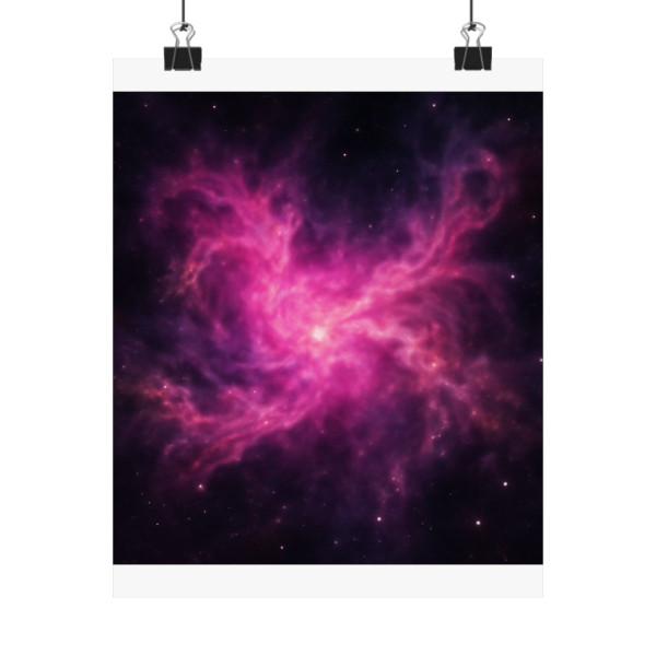 Luminous Nebula Reverie - Matte Vertical Posters