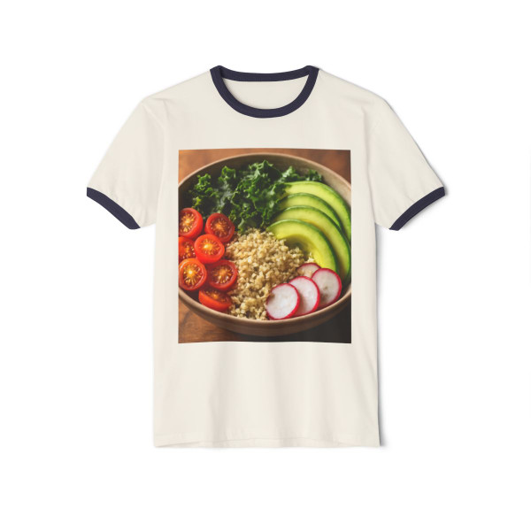 Harvest Bowl Delight - Unisex Cotton Ringer T-Shirt
