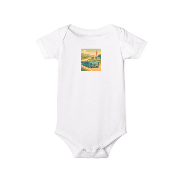 Retro Road Trip - Infant Jersey One Piece