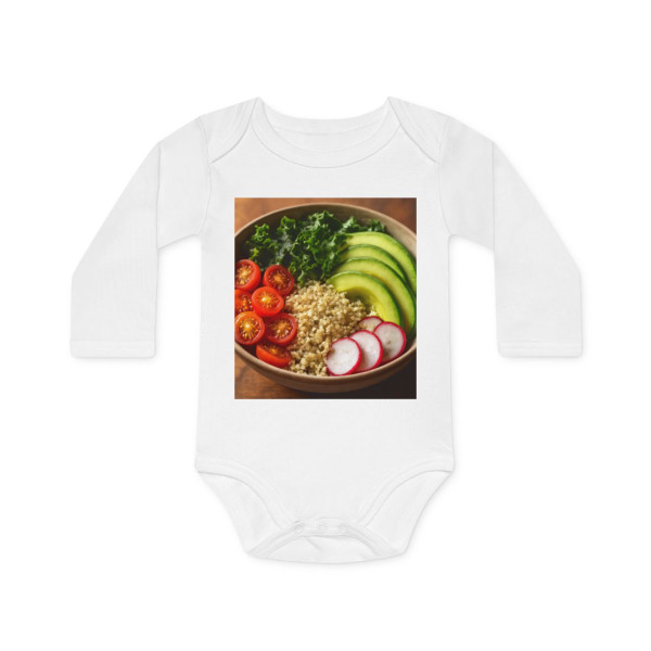 Harvest Bowl Delight - Baby Long-Sleeve Organic Bodysuit