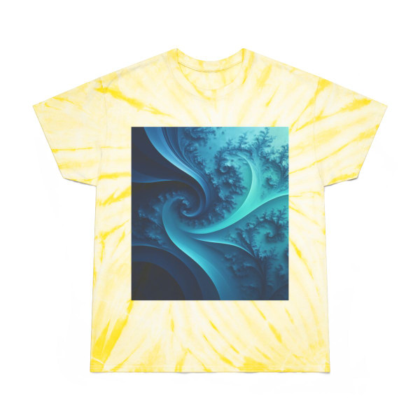 Fractal Harmony Wave - Tie-Dye Tee, Cyclone