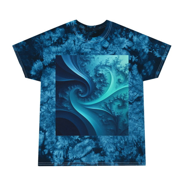 Fractal Harmony Wave - Tie-Dye Tee, Crystal