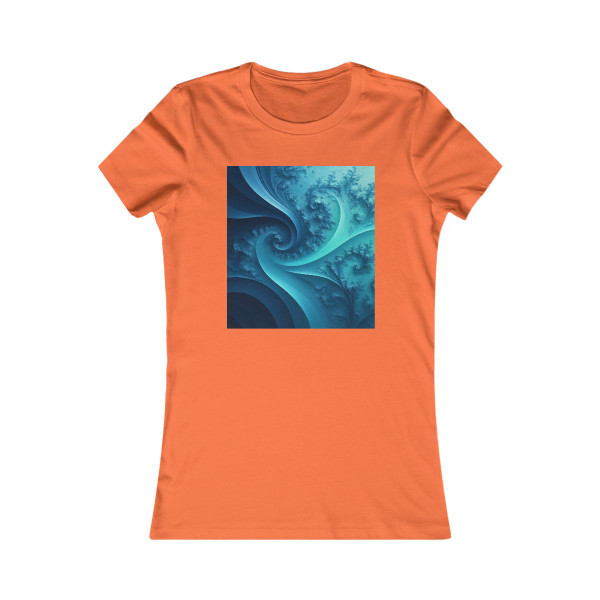 Fractal Harmony Wave - Women's Favorite Tee