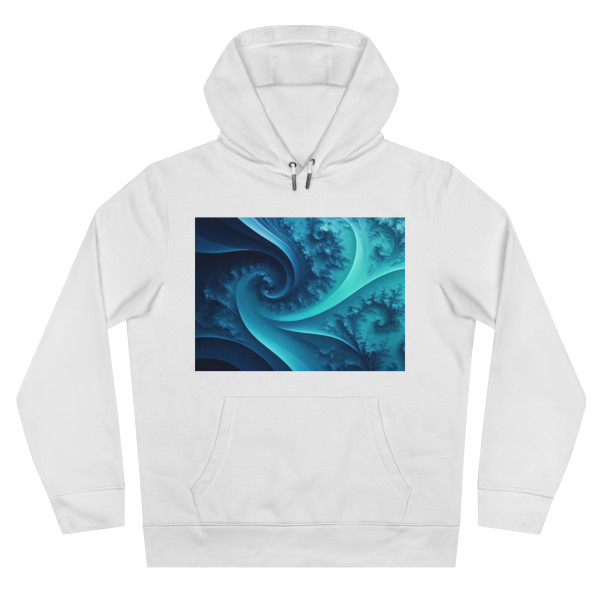 Fractal Harmony Wave - King Hooded Sweatshirt