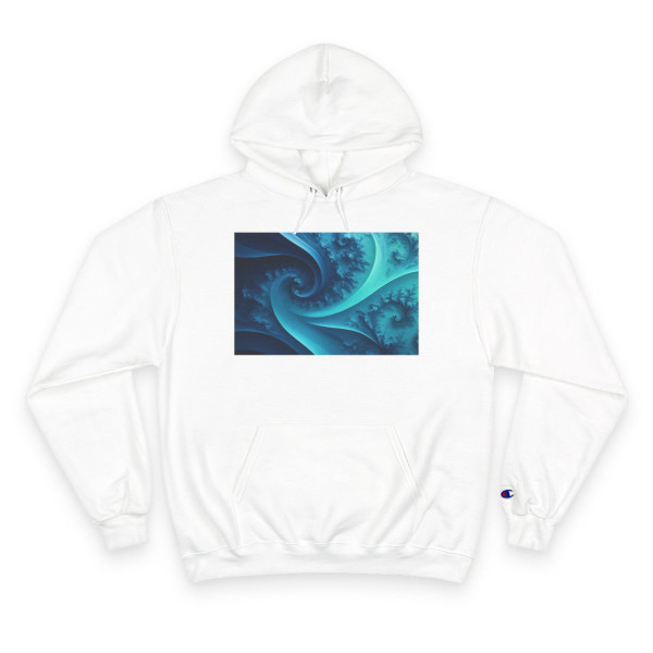 Fractal Harmony Wave - Champion Hoodie