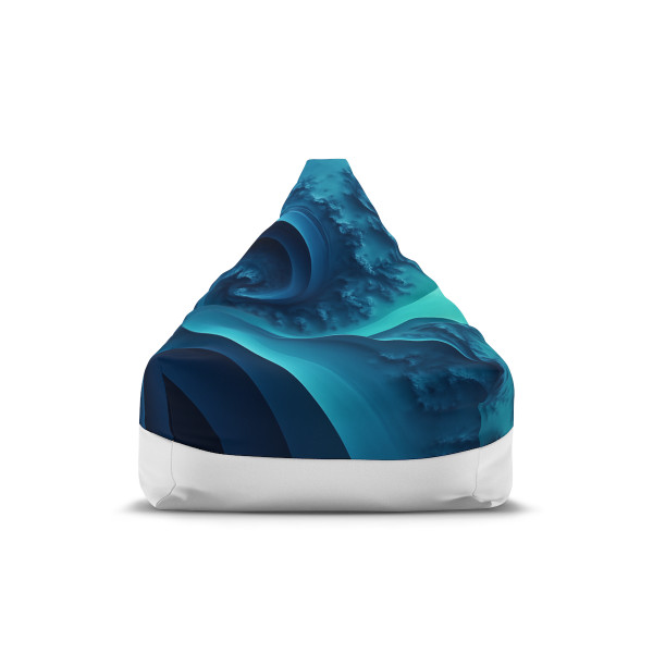 Fractal Harmony Wave - Bean Bag Chair Cover