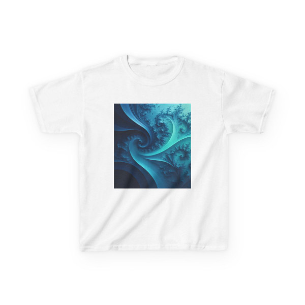 Fractal Harmony Wave - Kids Heavy Cotton™ Tee