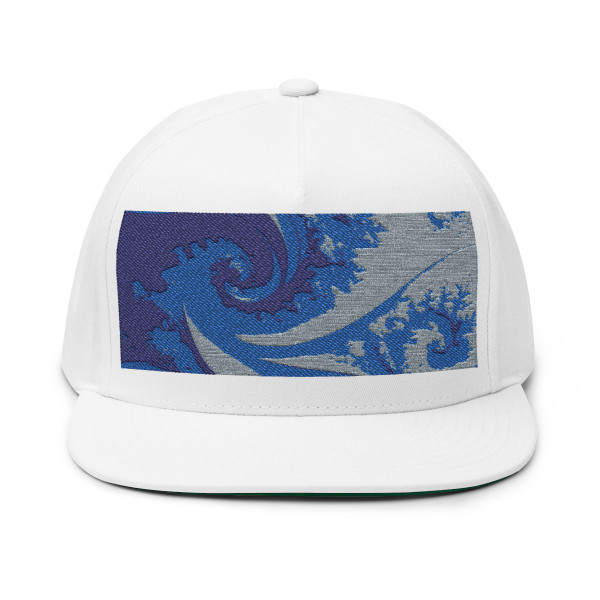 Fractal Harmony Wave - Flat Bill Cap (Embroidery)