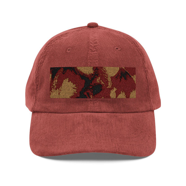Golden Ember Leviathan - Vintage Corduroy Cap (Embroidery)