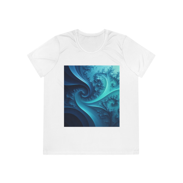 Fractal Harmony Wave - Ladies Competitor Tee