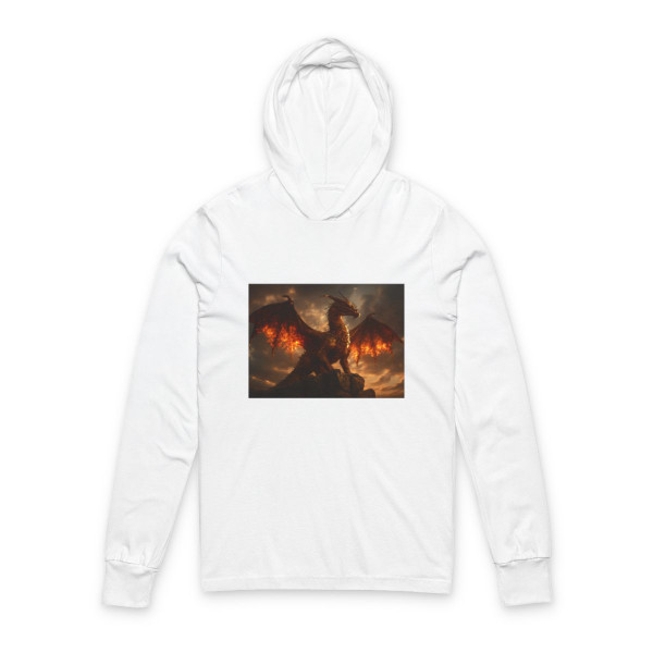 Golden Ember Leviathan - Unisex Hooded Long Sleeve Tee