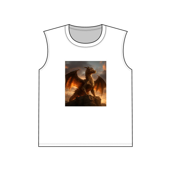 Golden Ember Leviathan - Unisex Jersey Muscle Tank