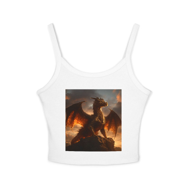 Golden Ember Leviathan - Women's Spaghetti Strap Tank Top