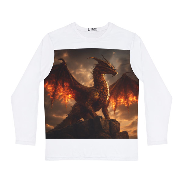 Golden Ember Leviathan - Men's Long Sleeve Shirt (AOP)