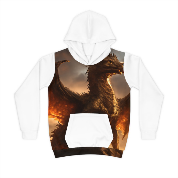 Golden Ember Leviathan - Children's Hoodie (AOP)