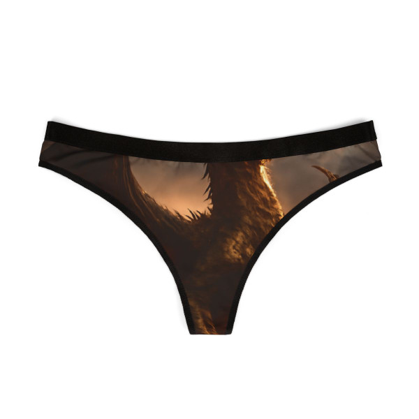 Golden Ember Leviathan - Women's Thongs (AOP)