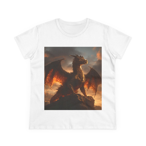 Golden Ember Leviathan - Women's Midweight Cotton Tee