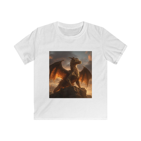 Golden Ember Leviathan - Kids Softstyle Tee